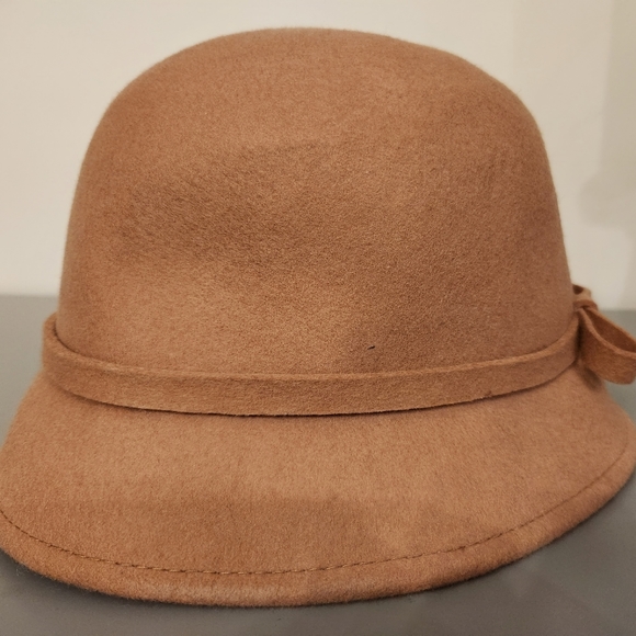 Aldo Felt Bucket Hat, Cognac Brown, Size S/M - Picture 4 of 6